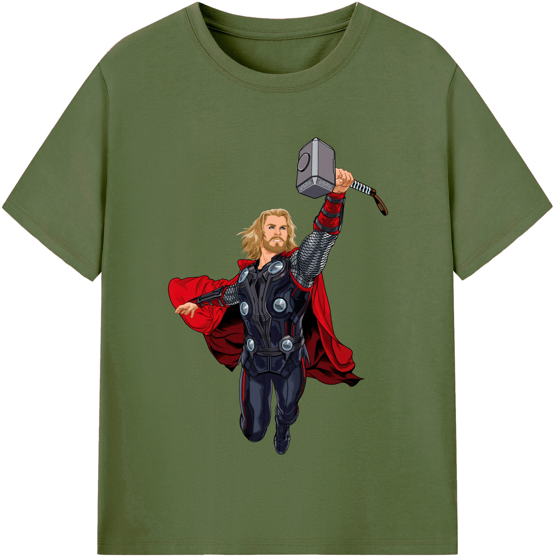（画像用） アベンジャーズ The Avengers 綿100％半袖Tシャツ（フロントプリント）